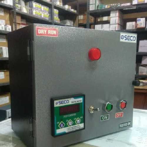 Single Phase Auto Dry Run Control Panel Board Base Material: Mild Steel