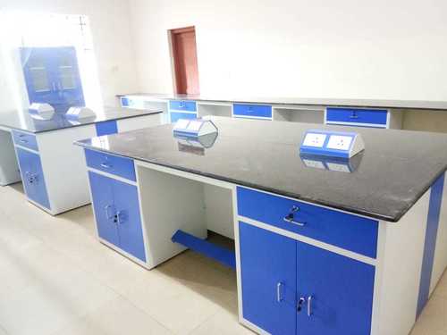 Blue And White Laboratory Furniture