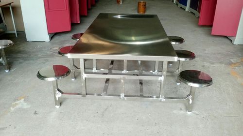 Silver Ss Canteen Dining Table Seater