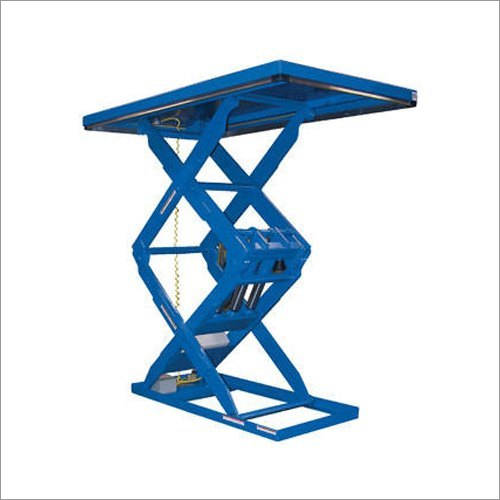 Electrical Scissor Lift - Color: Blue