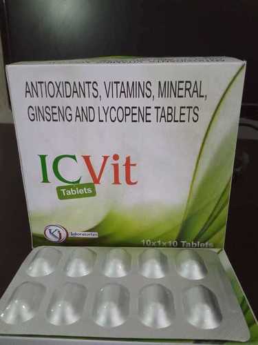 Antioxidants , Vitamins , Mineral , Ginseng & Lycopene Tablets Cool And Dry Place