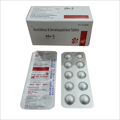 Aceclofenac And Serratiopeptidase Tablet General Medicines