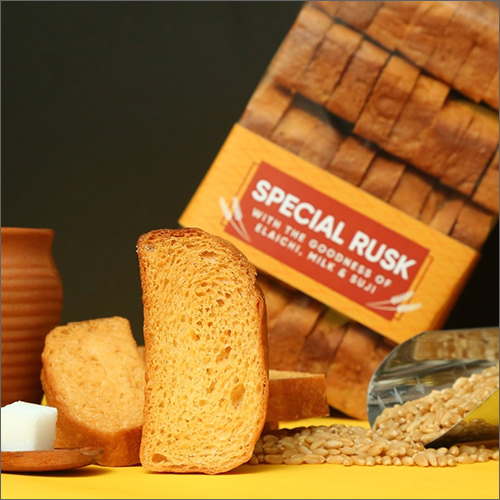 Elaichi Flavoured Suji Rusk Pack Size: Customized