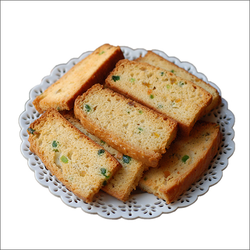 Fruit Flavoured Cake Rusk Additional Ingredient: Suji