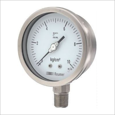 Polished Analog Pressure Gauge