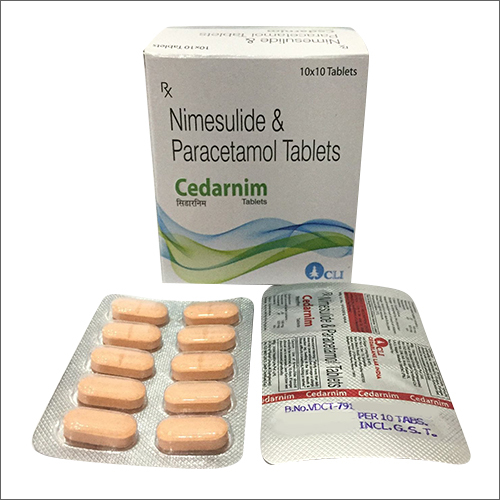 Nimesulide And Paracetamol Tablets General Medicines