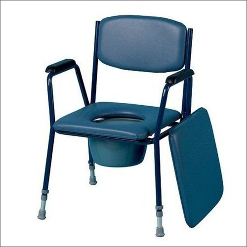 Padded Commode Chair - Color: Blue