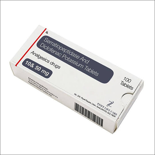 Serratiopeptidase And Diclofenac Potassium Tablets General Medicines