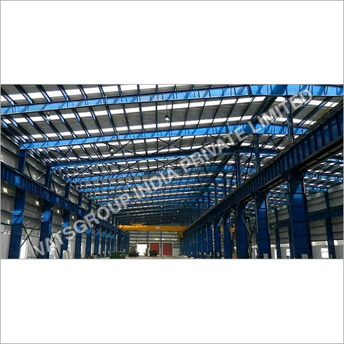 Blue Industrial Peb Building Structure