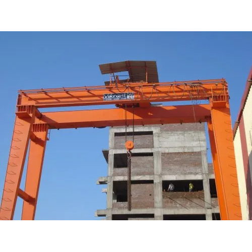 Orange Goliath Gantry Cranes