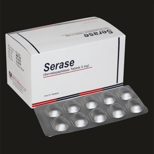 Serase 5Mg Serratiopeptidase Tablets Dry Place