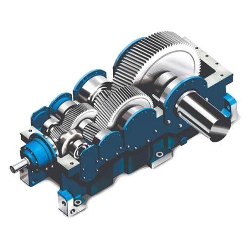 Helical Gear Box - Stainless Steel, Different Size, Blue | 220-440 Voltage, Designed for Industrial Use, Helical Gear Tooth Profile