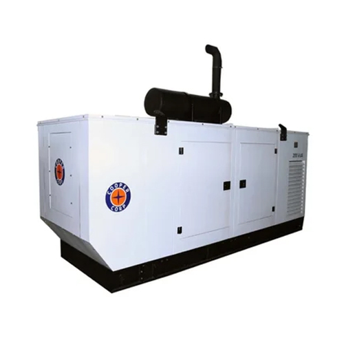 200KVA Silent DG Set - Air-Cooled, Double Phase | Electric Start Mechanism for Efficient Power Supply