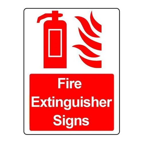 Red Fire Safety Signs