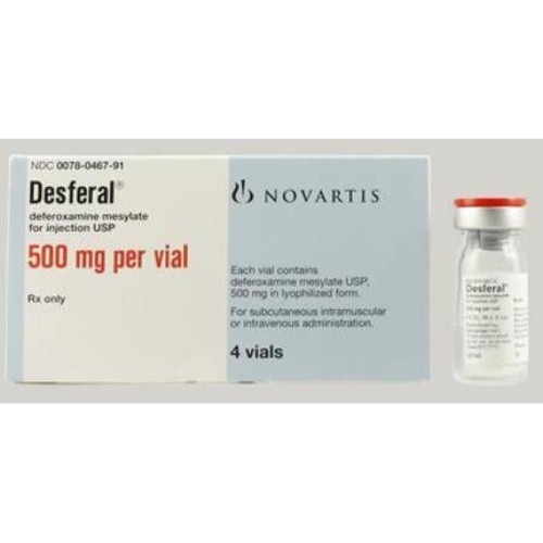 Desferal Deferoxamine Mesytate Pharmaceutical Injection General Medicines