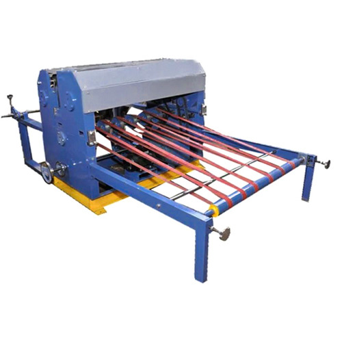 Piv Chain Operated Reel To Sheet Cutting Machine - Color: Blue