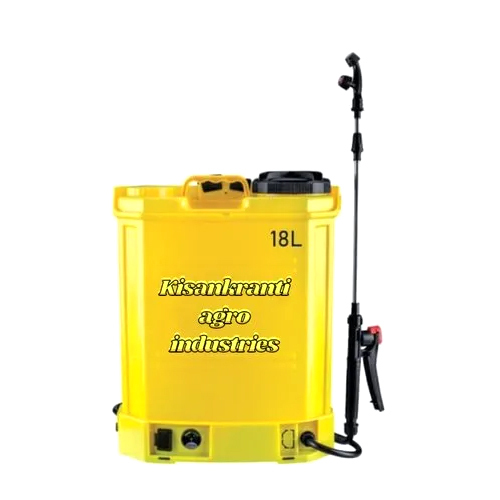 Yellow 12V 12Ah Knapsack Battery Operated Sprayer