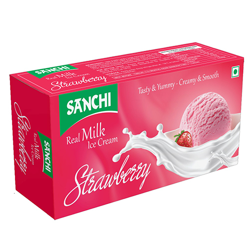 Original Real Milk Strawberry Ice Cream