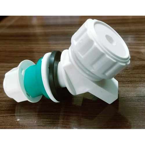 White Plastic Water Jug Tap