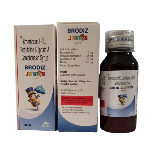 Bromhexine Hcl Terbutaline Sulphate Syrup General Medicines