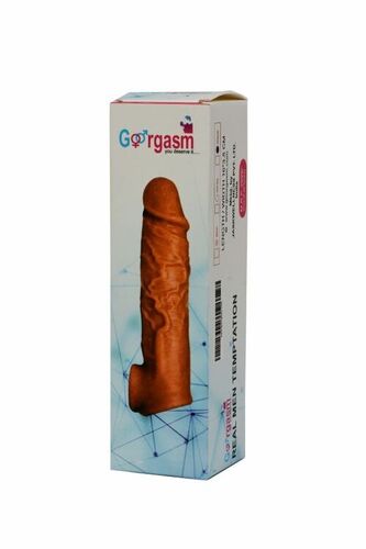 Goorgasm Silicone Reusable Dragon Condom For Multiple Uses - Color: Skin