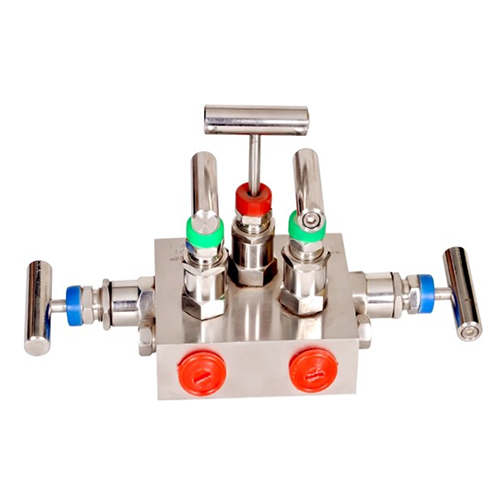 Silver 5 Way Manifold Valve