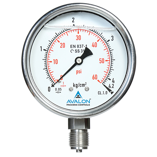 Silver 150 Mm Economical Type Pressure Gauge