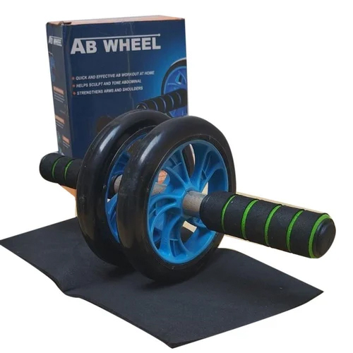 Black Blue Plastic Ab Wheel Roller Application: Gain Strength