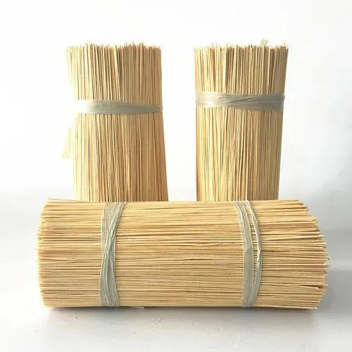 Elegava Raw Bamboo Sticks 12inch-10inch-8inch For Agarbatti