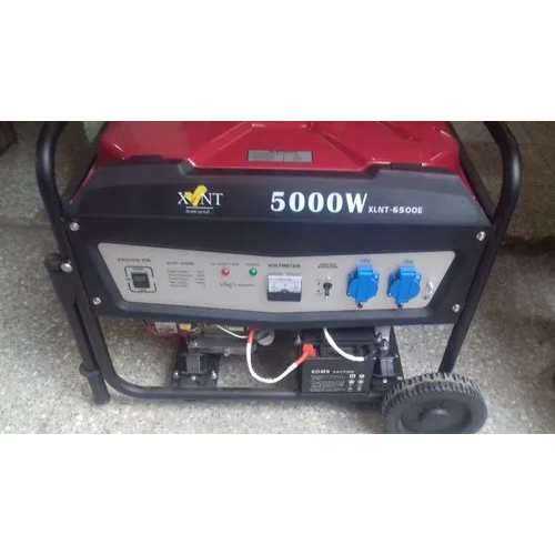 Xlnt 5000 W Portable Petrol Genset - Color: Red