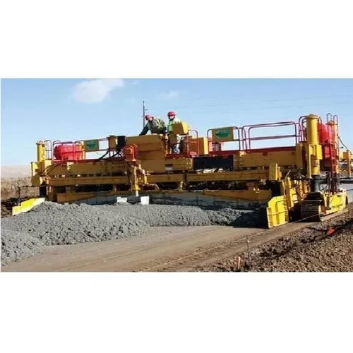 Concrete Paving Machine Road Construction Work