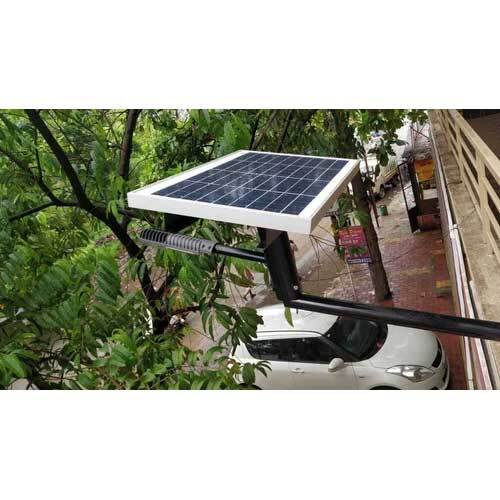 Solar LED Street Light - Aluminum 9 W, 12 V | Battery Protection Features, LED Indicators