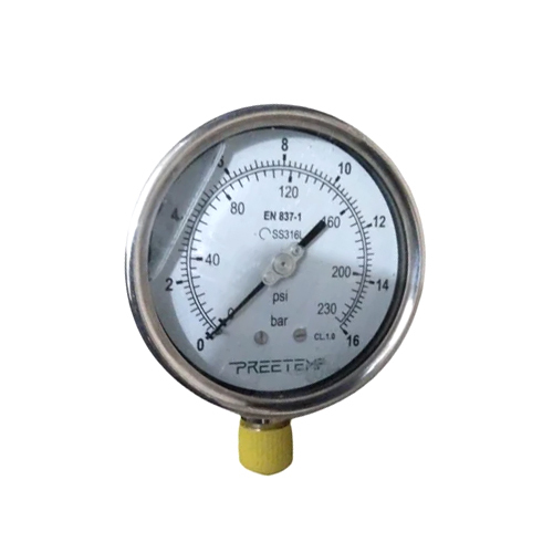 Silver Diaphragm Pressure Gauges