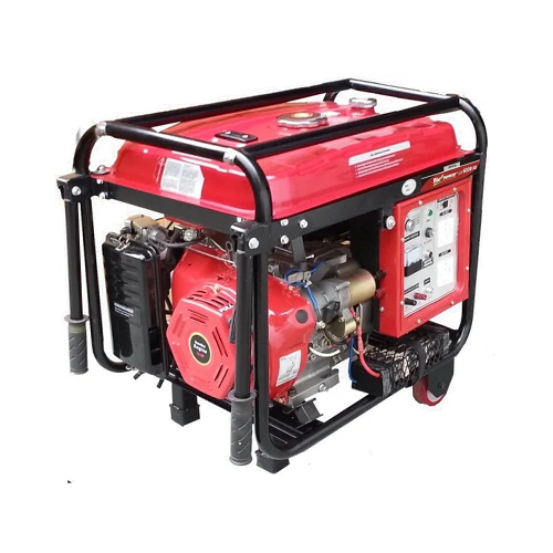 Red-Black 5 Kva Portable Petrol  Generator Set