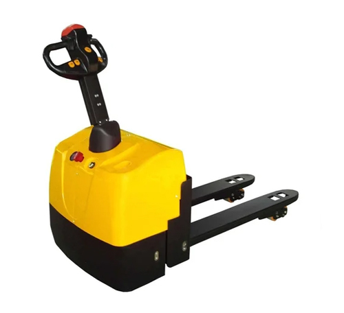 Battery Operated Pallet Truck - Max Lifting Height 200 cm, Lifting Capacity 1 Ton | Strong, Durable, Easy To Operate, High Quality & Durable, Yellow-Black Color