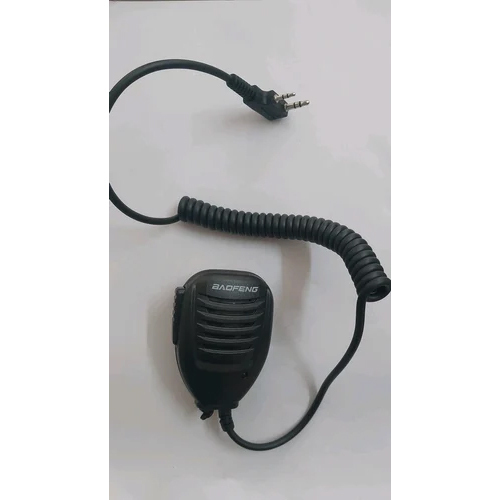 Black Baofeng Uv5R Speaker Mic