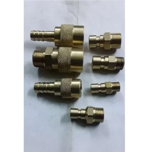 Pneumatic Rectes Type Coupler - Material: Brass