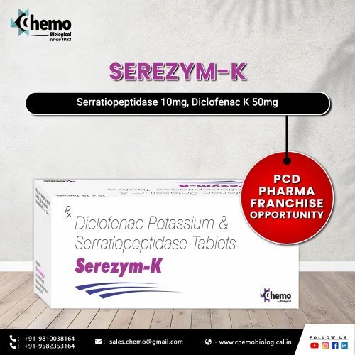 Diclofenac Potassium Serratiopeptidase Tablets - Storage Instructions: Cool & Dry Place