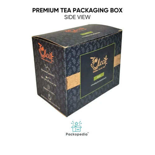 Premium Tea Packaging Box, With Multi-Color Printing, 100% Sustainable And Eco-Friendly