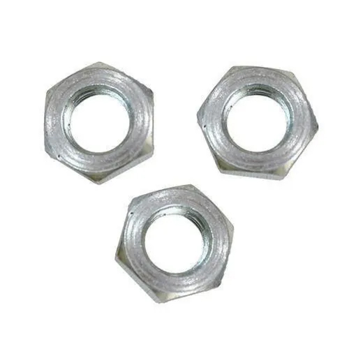 Stainless Steel Hexagon Thin Nut - Color: Silver