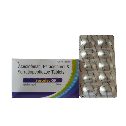 Aceclofenac Paracetamol Serratiopeptidase Tablet - Drug Type: General Medicines