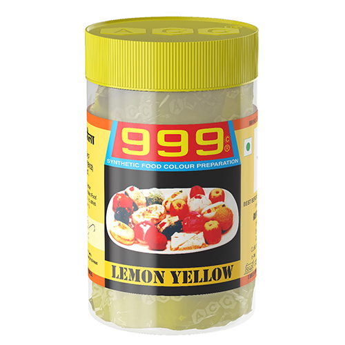 100 Gm Lemon Yellow Synthetic Food Colour - Physical Form: Powder