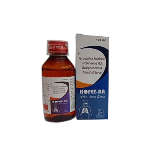 100Ml Terbutaline Sulphate Bromhexine Hcl Guaiphenesin And Menthol Syrup - Dosage Form: Liquid