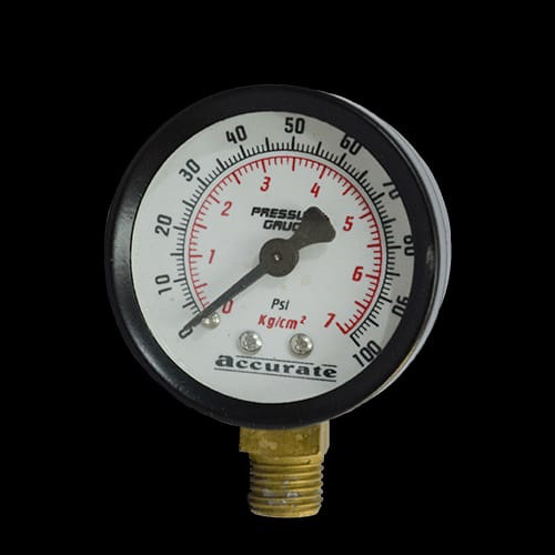 Analog Pressure Gauge - Dial Material: Glass