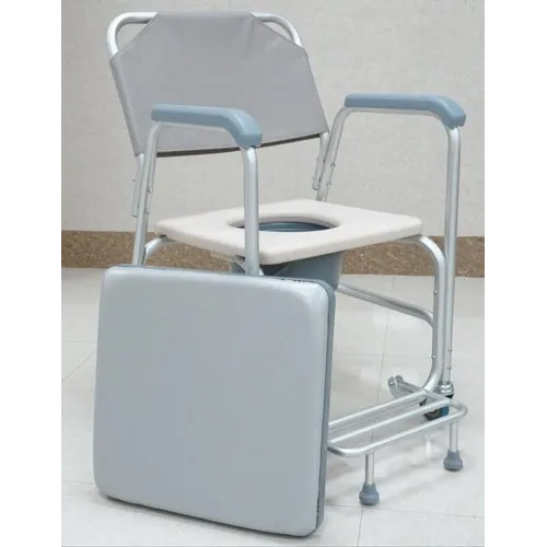 Commode Chair - Color: Silver