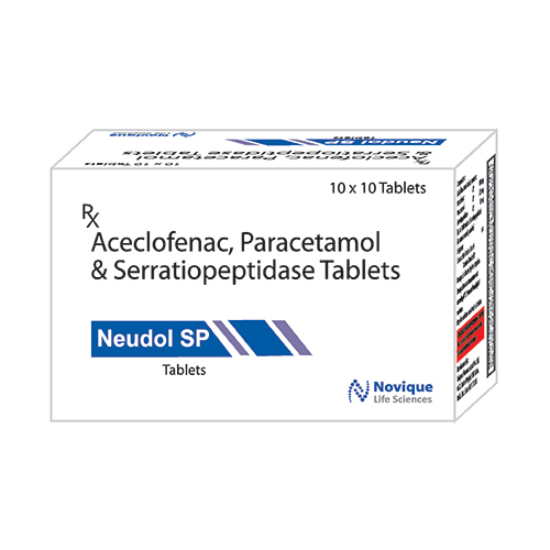 Aceclofenac Paracetamol And Serratiopeptidase Tablets - Drug Type: General Medicines