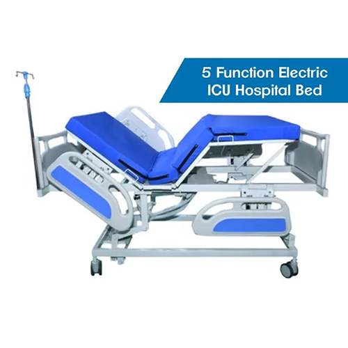 Five Functions Electric Icu Bed Overall Size: 2150L X 1000W X 600-H Mm. - Color: White