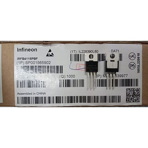 Irfb4115Pbf Infineon Mosfet Transistor - Color: Black