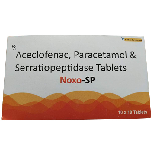 Aceclofenac Paracetamol And Serratiopeptidase Tablets