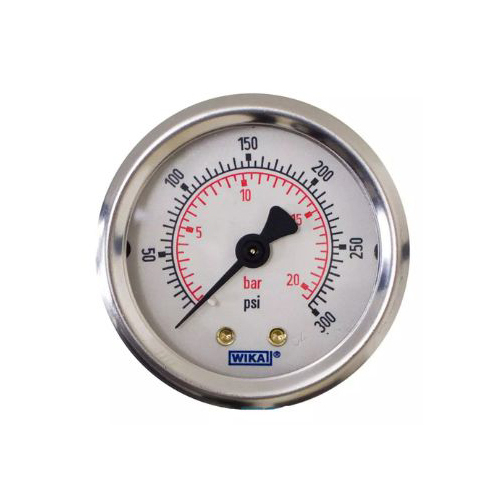 Analog Pressure Gauge - Color: Silver